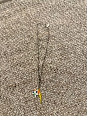 Kids Colorful Star & Lightning Necklace - Yellow Accent